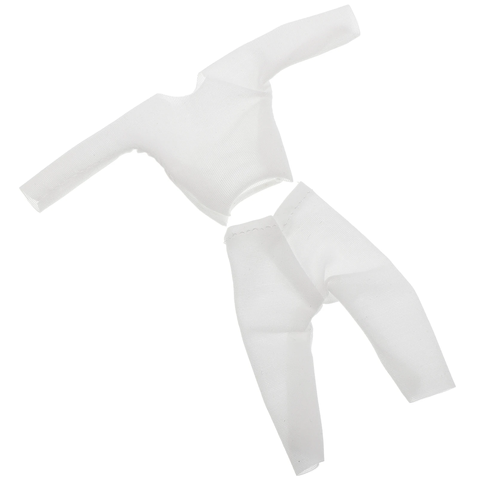 Apparel Anti-staining Clothing Adorable Decor Shirt Jumpsuits Elastic Clothes for Replacement White Autumn Outfit