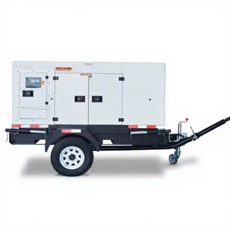 25kva 30kva 40kva 50kva 60kva diesel Generator 100kva 150kva 200kva 250 Kva with  Tralier Mobile Silent diesel Generator