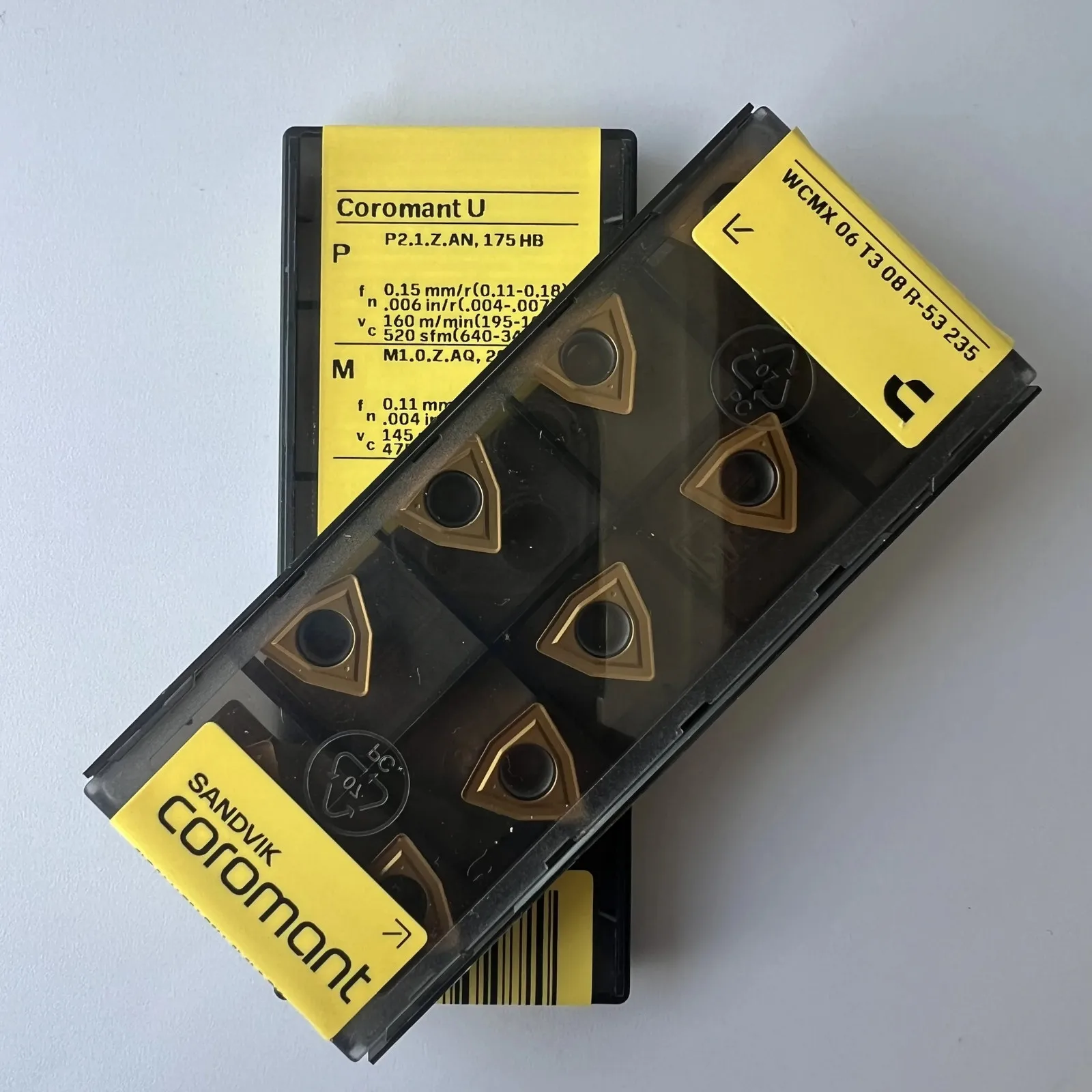 

SANDVIK / WCMX06T308R-53 235 / Лезвие с ЧПУ из твердого сплава, 10 шт.