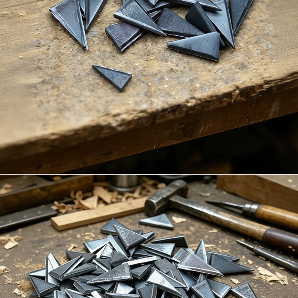 Heavy Duty Iron Wedge For Axe Hammer Handle Strengthening Repair Parts Durable Stable Installation Hardware Tool