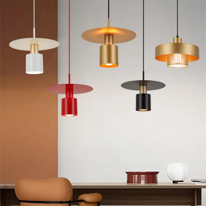 

Simple Industrial Wind Wrought Iron Chandelier E27 Restaurant Lamps Creative Restaurant Dining Table Led Pendant Lights