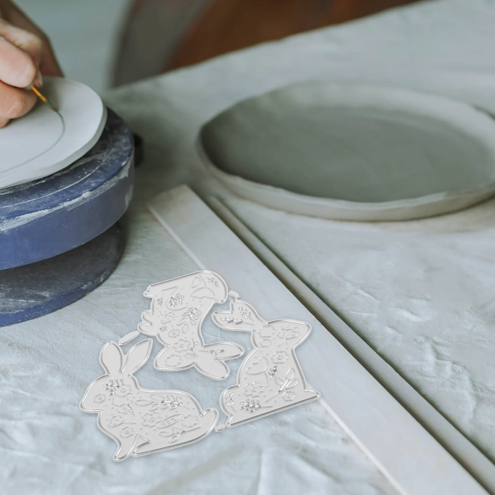 

Easter Scrapbooking DIY Carbon Steel Metal Cutting Die Stencil for Paper Fabric Card Making Embossing Photo Craft