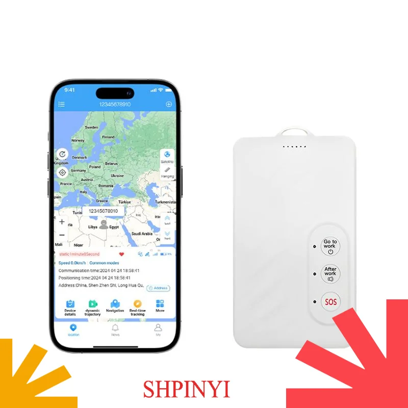 Smart Personal JT808 GPS-kaart 4G Binnen/buiten Student Tracker GSM GPRS LBS Positionering PC 1 jaar veiligheidsbewakingsoplossingen