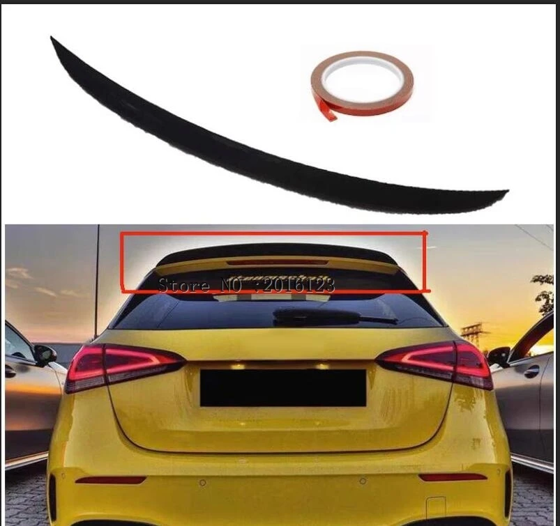 

2019-2023 For Mercedes Benz A Class W177 Hatchback Spoiler ABS A160 A180 A200 A250 A45 Door Roof Wing