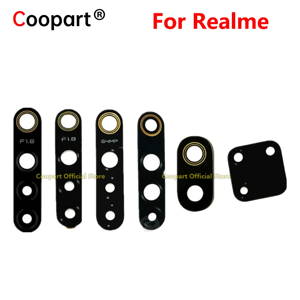 2Pcs New Back Camera Lens For Realme X2 X2pro X3 X3pro X7 X50 7pro 6i C2 C3 4G 5G Rear Camera Glass Cover