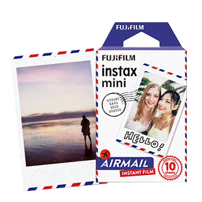 Original Fujifilm Instax Mini Film Photo Paper 10 sheets For Instax Mini 12/11/9/8/99 Link Liplay EVO Cameras Color Design