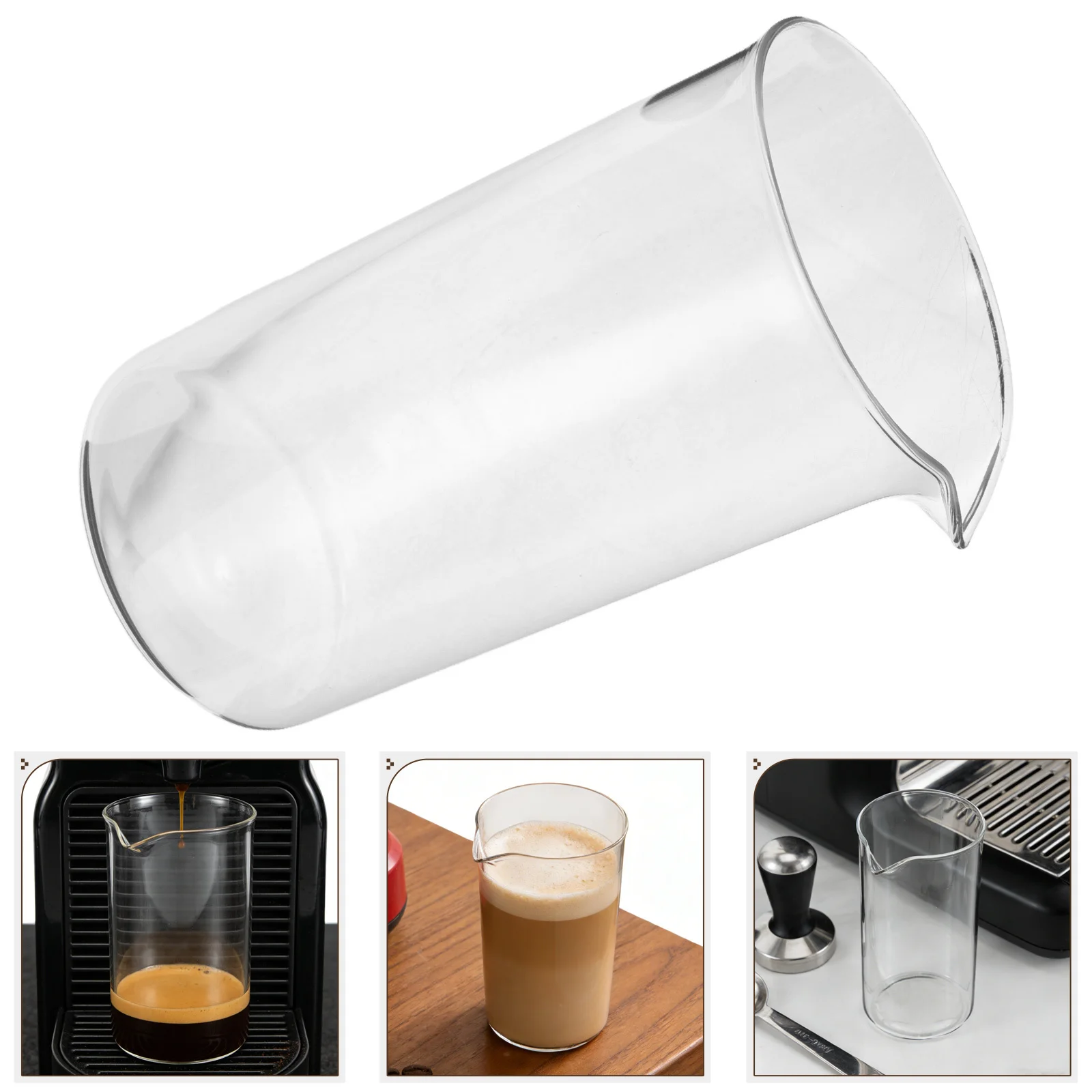 

French Coffee Press Glass 800Ml Heat Resistant Glass Coffee Maker Extraction Beaker for Home Office Brewing Juice Beaker