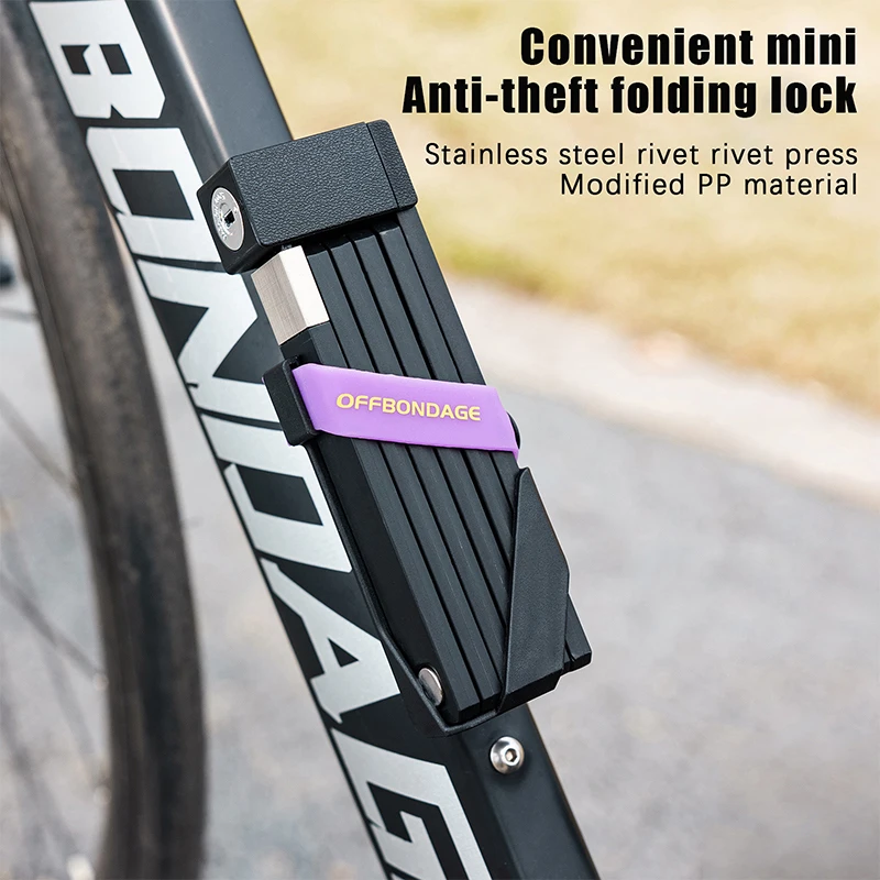 Verrou antivol pour vélo par OFFBONDAGE ; Cadenas pliable et durable pour motos et scooters ; Access