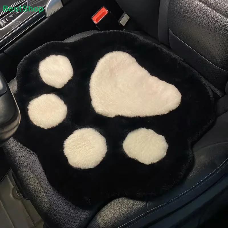 

✔ Подушка для автомобильного сиденья в виде кошачьей лапы, мультяшный дизайн, стильное украшение интерьера автомобиля, универсальная совместимость.