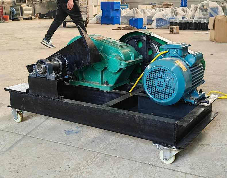 Factory Supply Electric Wood Log Splitter For Firewood Processing With Double Knife For Sale