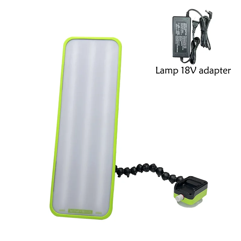 PDR Light 60 Dent Repair Lamp, 6 LED Paintless Dent Removal Light with Knob Dimming, Battery or Adapter Powered