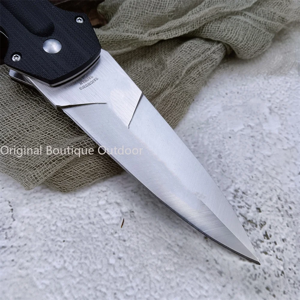 High Quality Pocket Defense Folding Knife D2 Blade G10 Handles Outdoor Hunting Tactical Knives Camping Utility Edc Multitool