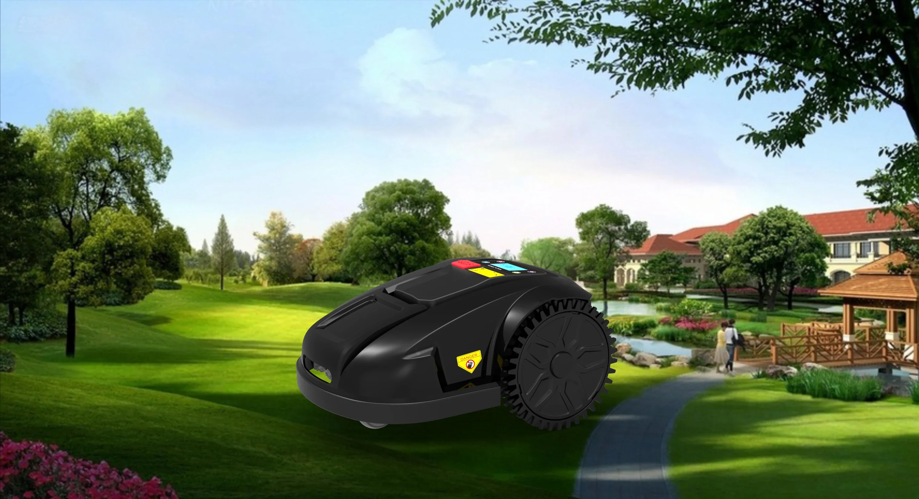 Zero Turn Battery Automatic Robotic Robot Lawn Mower/Battery Mower Robot