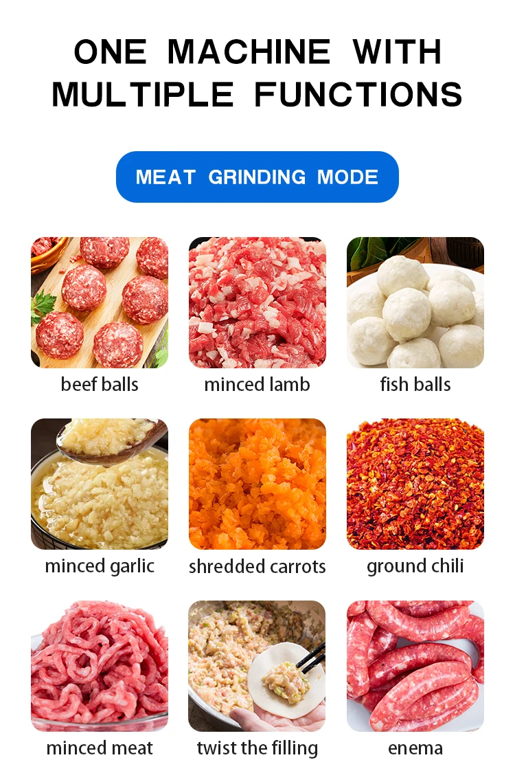 Farm Machinery & Equipment Meat Cutter Machine Meat Slicer Meat Mixer Grinder