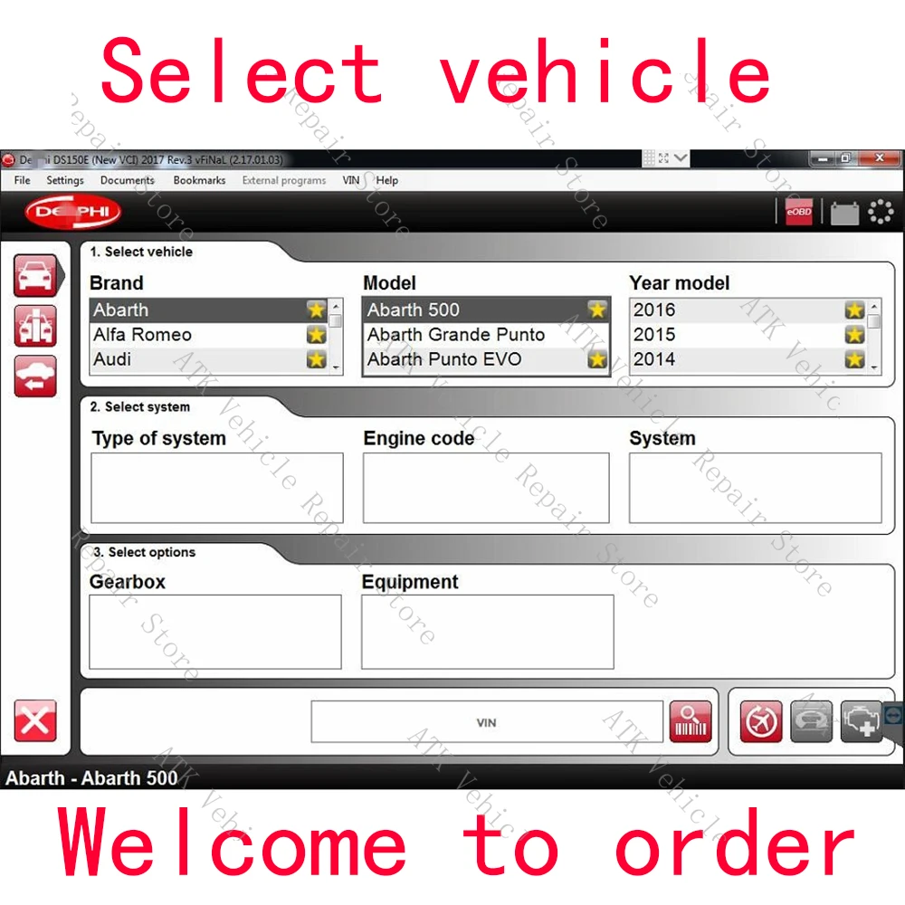 Diagnostic Software Auto--com 2017.R3 with Keygen , Delp--hi 2017.R3 with KeygenCars + light trucks in 2017 CD USB flash drive