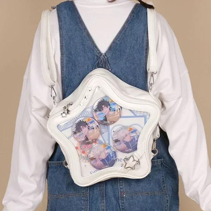 

New Ita Bag Backpacks 2026 Popular Transparent School Bag for Women Sweet Chic Star Crossbody Bag Display Autumn Bolsa Сумка