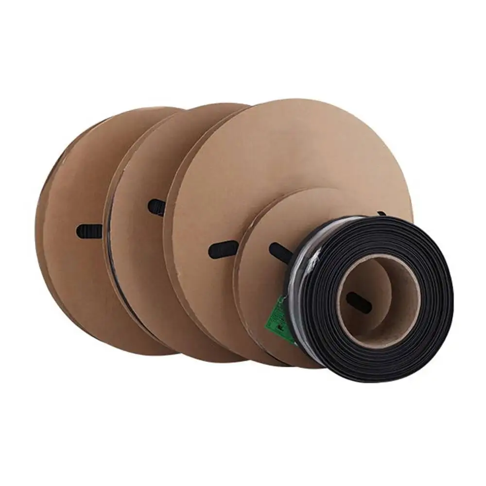 Five Meters/lot DIY 2:1 Black Cable Sleeve 1mm 1.5mm 2mm 2.5mm 3mm 3.5mm 4mm 5mm 6mm Heat Shrink Tubing Tube