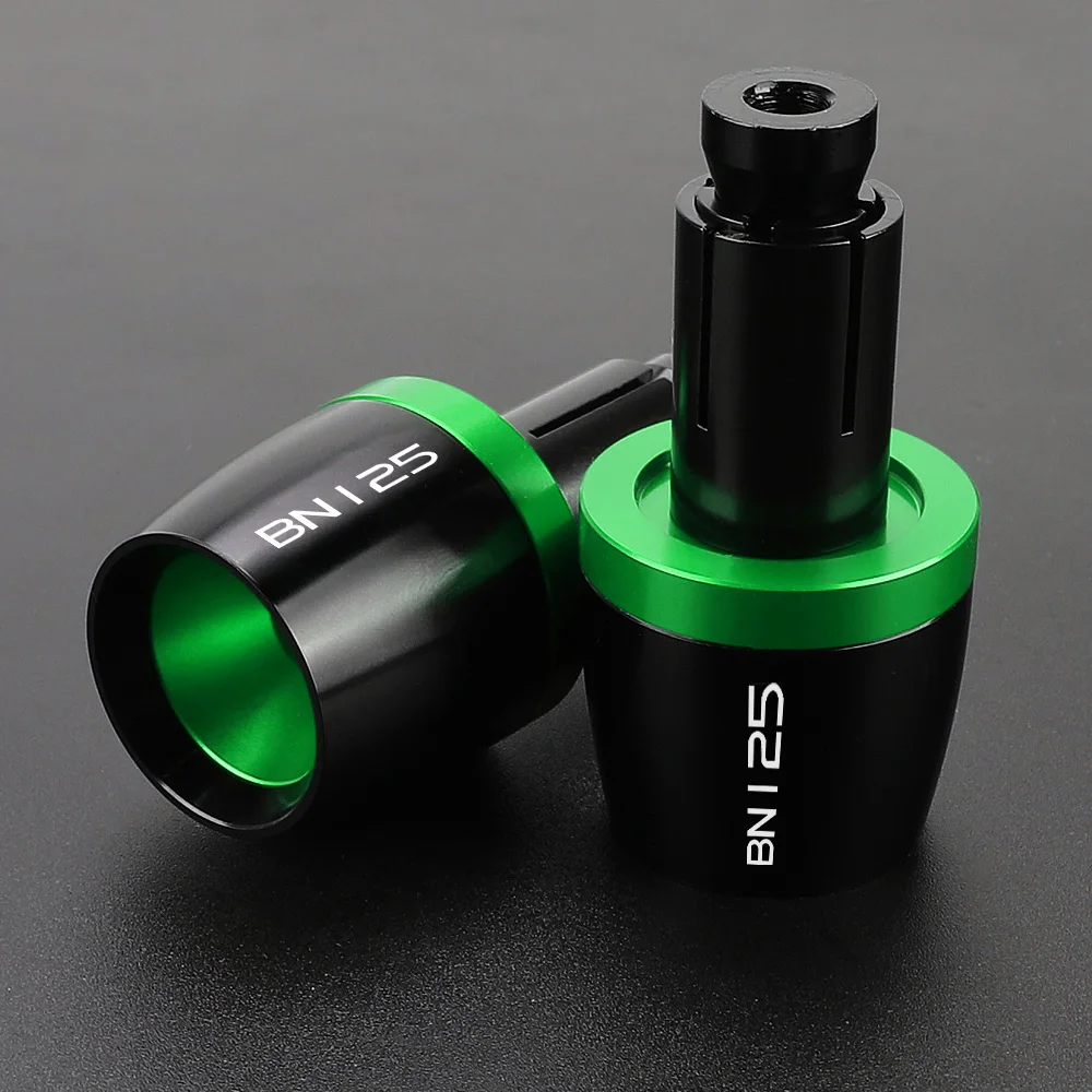 Motorcycle Handlebar Grips Bar Ends Cap Counterweight Plug Slide For Kawasaki BN125 BN 125 ELIMINATOR 2003~2008 2007 2006 2005