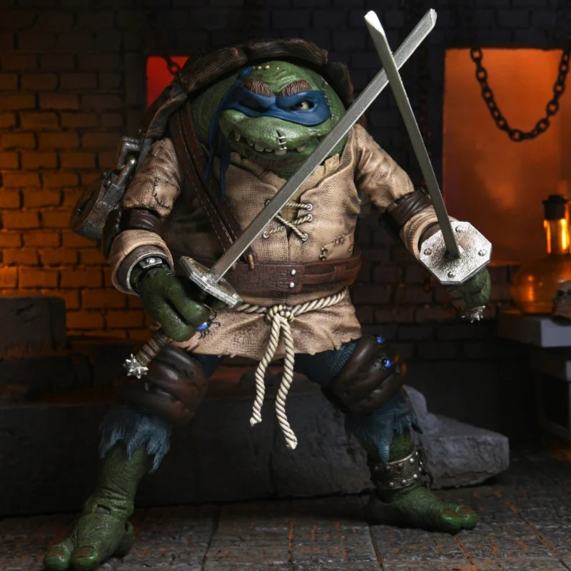 NECA Global Monster Scientific Freak Ninja Turtle Leonardo Ręczny model Zestaw zabawek Prezenty