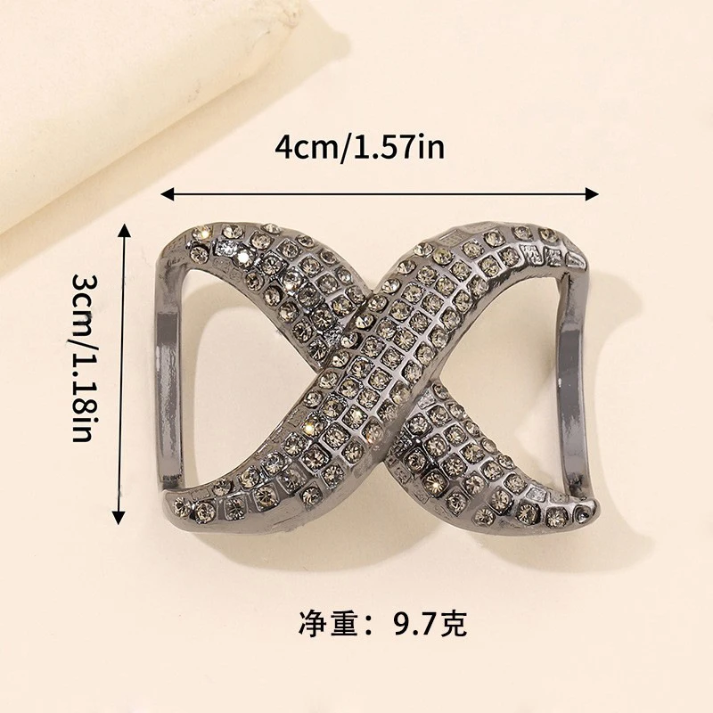 2025 NEW TOP Fashion Hot Drill 70CM  90CM 110CM Square Scarf Buckle Multi-functional Scarves Accessories Scarf Ring Wholesale