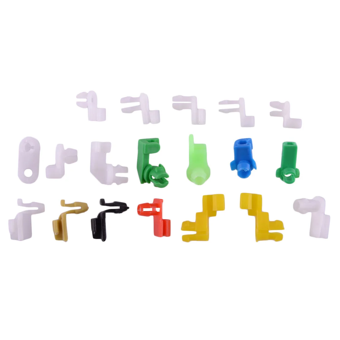 160pcs Mixed Universal Car Auto Door Lock Rod Clip Fastener Retainer Rivet Buckle Assortment Kit Plastic