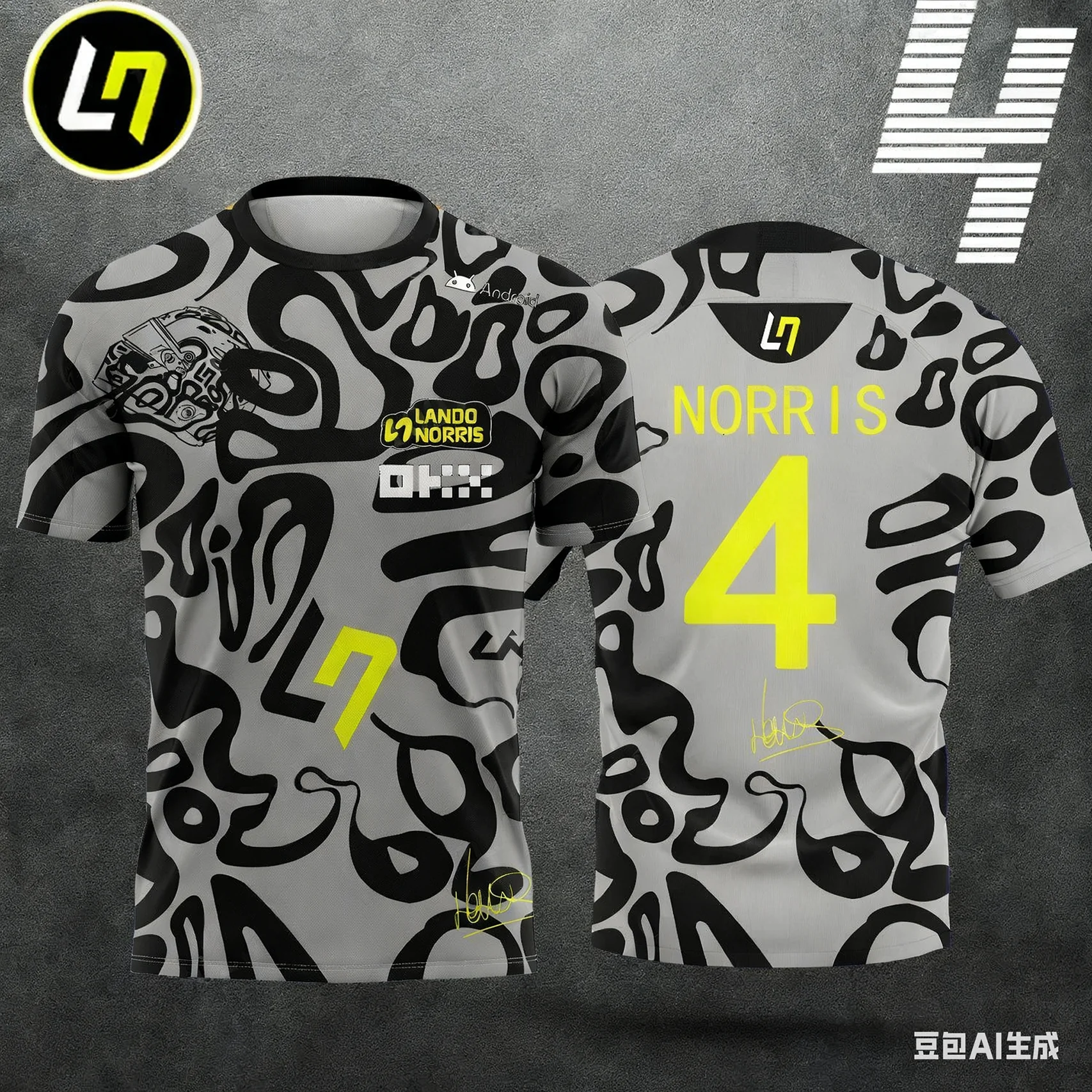 Новинка-2025-забавная-футболка-lando-norris-мужская-и-женская-летняя-повседневная-дышащая-футболка-с-короткими-рукавами-для-любителей-дорожек