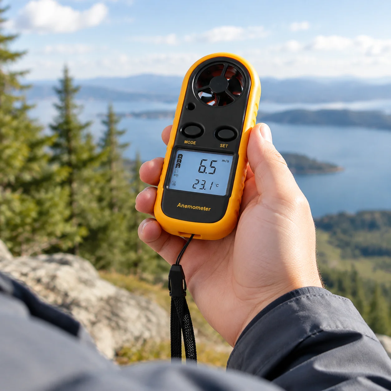 HTMCK 미니 풍속계, 디지털 풍향계, 측정 범위: - Anemometer Digital Wind Speed 리뷰 및 가격