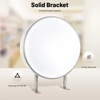 50 cm Waterproof LED Double Sided Round Advertising Light Box Outdoor Advertising Neon Sign Light Box Sign Light for Store