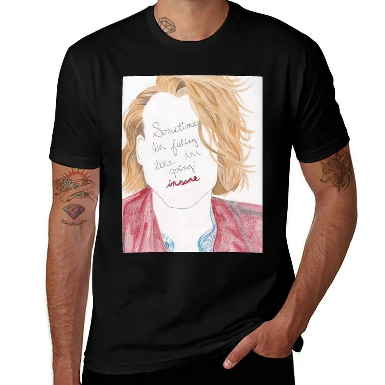

Ashton Irwin T-Shirt Simple Casual Short Sleeve Cotton T-Shirt