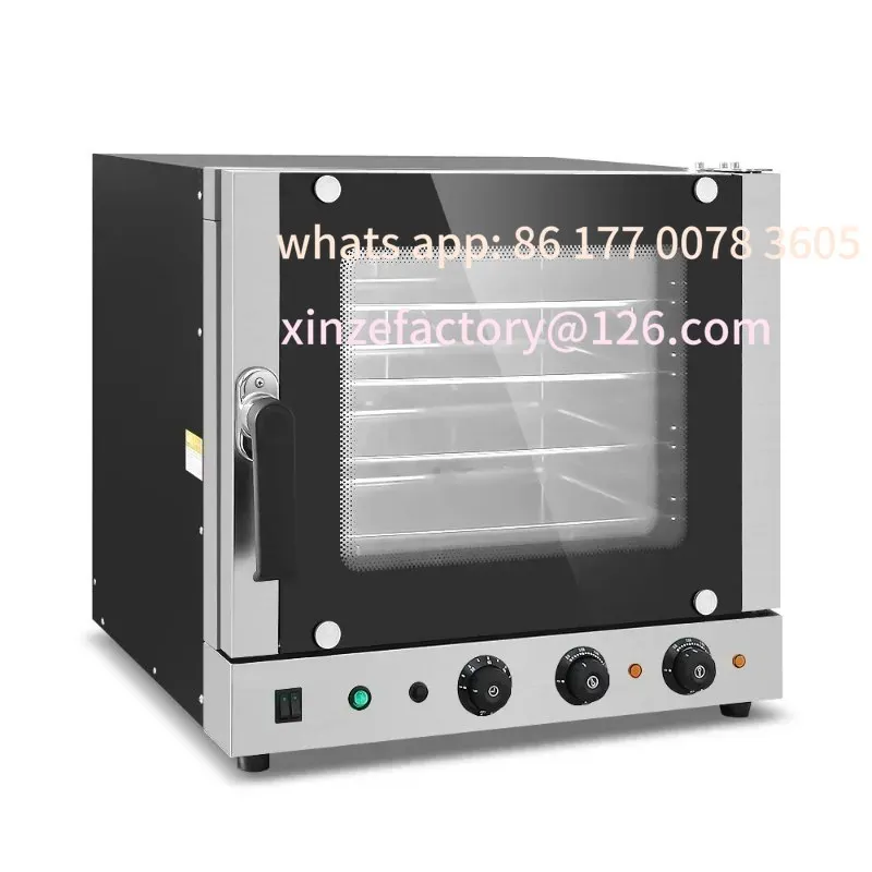 

Customizable Professional restaurant bakery 4 trays Commercial Multifunction pizza bread chicken Electric Convection Oven