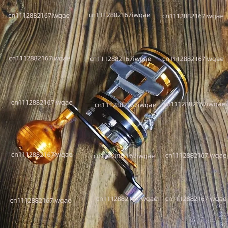 Small Visual Anchor Fish Wheel MY7000 All-metal Drum Anchor Fish Special Wheel Super Smooth Anti-fried Line Black Gold Version