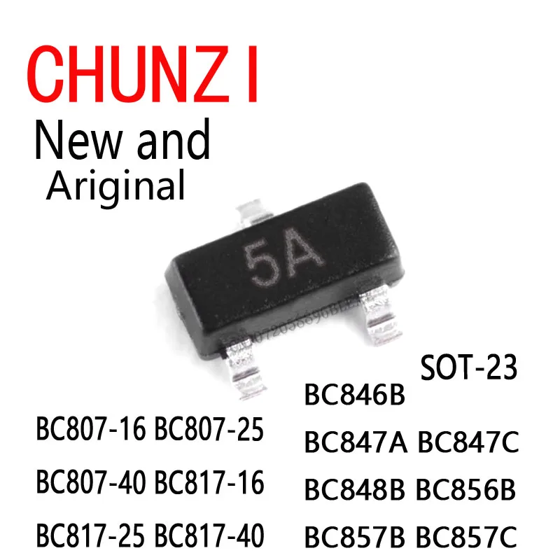 100Pcs Bc847B Bc847…