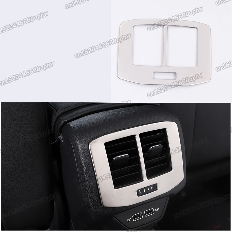 Car Rear Armrest Air Vent Outlet Frame Trims for Volkswagen Vw T-cross 2018 2019 2020 2021 2022 2023 C11 Accessories Auto R Line