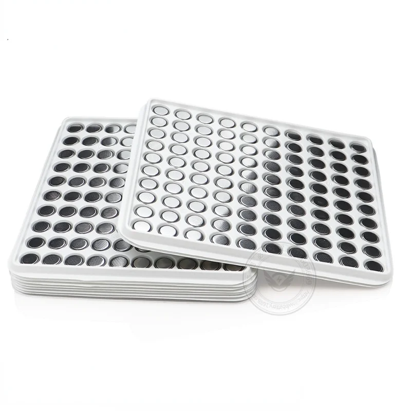 Batería de litio y manganeso con Control remoto, pila de botón de juguete de Protección Ambiental, reloj de regalo luminoso, CR1220, 3V, 100 Uds.