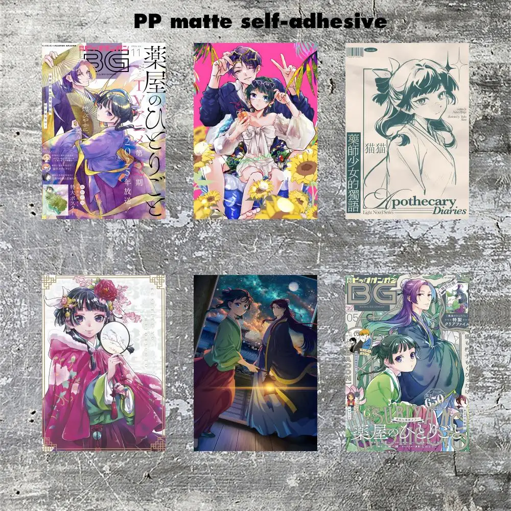 Hot Apothecary Diaries Poster Frameless poster pp Matte adhesive paper for Living room hallway bedroom