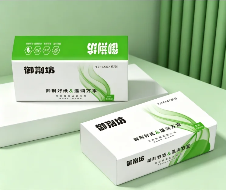 Soft Facial Tissues Made of Virgin Wood Pulp - Multi-purpose Pop-up Tissues for Home & Office