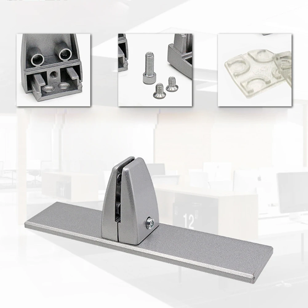 Flexible Work Setup Aluminum Alloy Desk Clip Extended Base Clamp Dynamic Workspace Adaptability Enhanced Durability