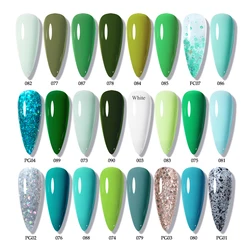 CHUNSHU 10ML Gel Nail Polish Green Blue Semi Permanent Varnish Long Lasting Hybrid For Pro Nails Salon UV LED Nail Art Manicure