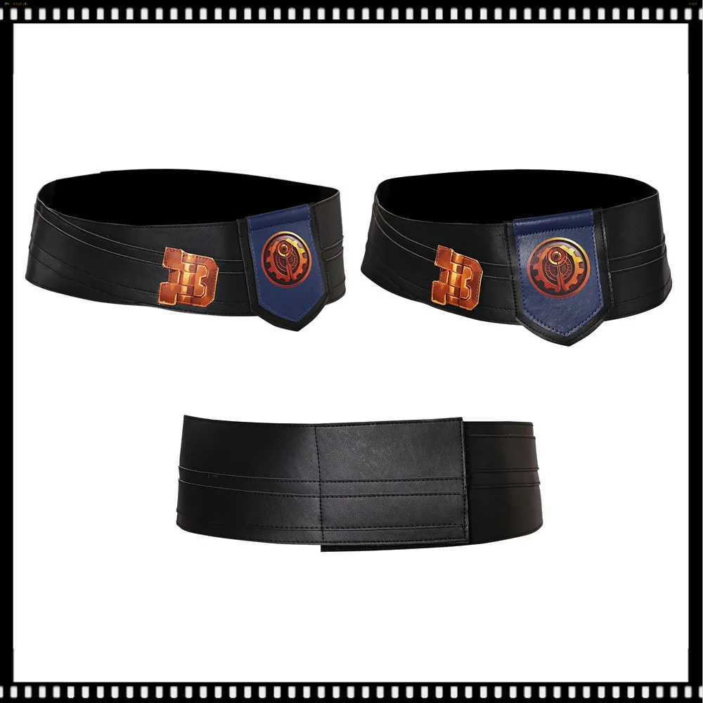 Vi Arcane Belt Cosplay Game LOL Halloween Carnival Disguise Women Waistbelt Waistband Sashes Props Roleplay Costume Accessories