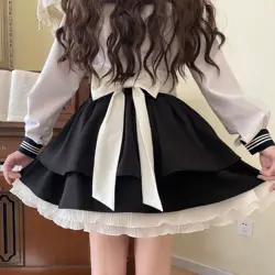 black Kawaii Mini Skirt  korean style Women Sexy Gyaru Pink Bow Bandage High Waist Pleated Skirts Y2k Shorts Summer 2026 layered