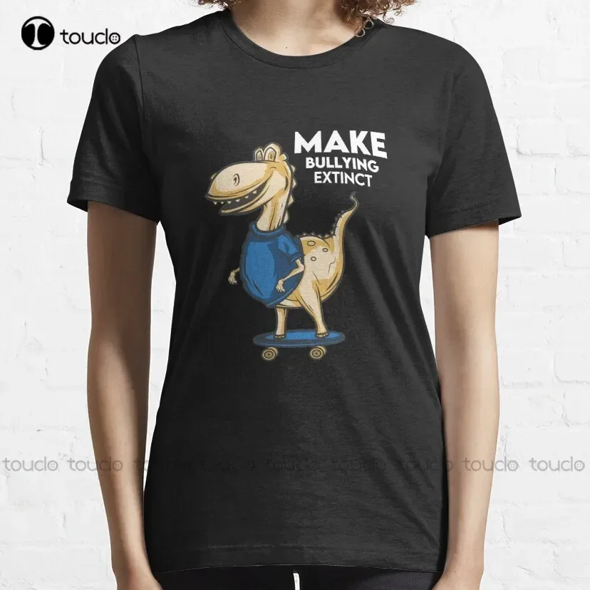Make Bullying Extinct T-Shirt Henley Shirt Women Custom Aldult Teen Unisex Fashion Funny New Xs-5Xl Fashion Funny New