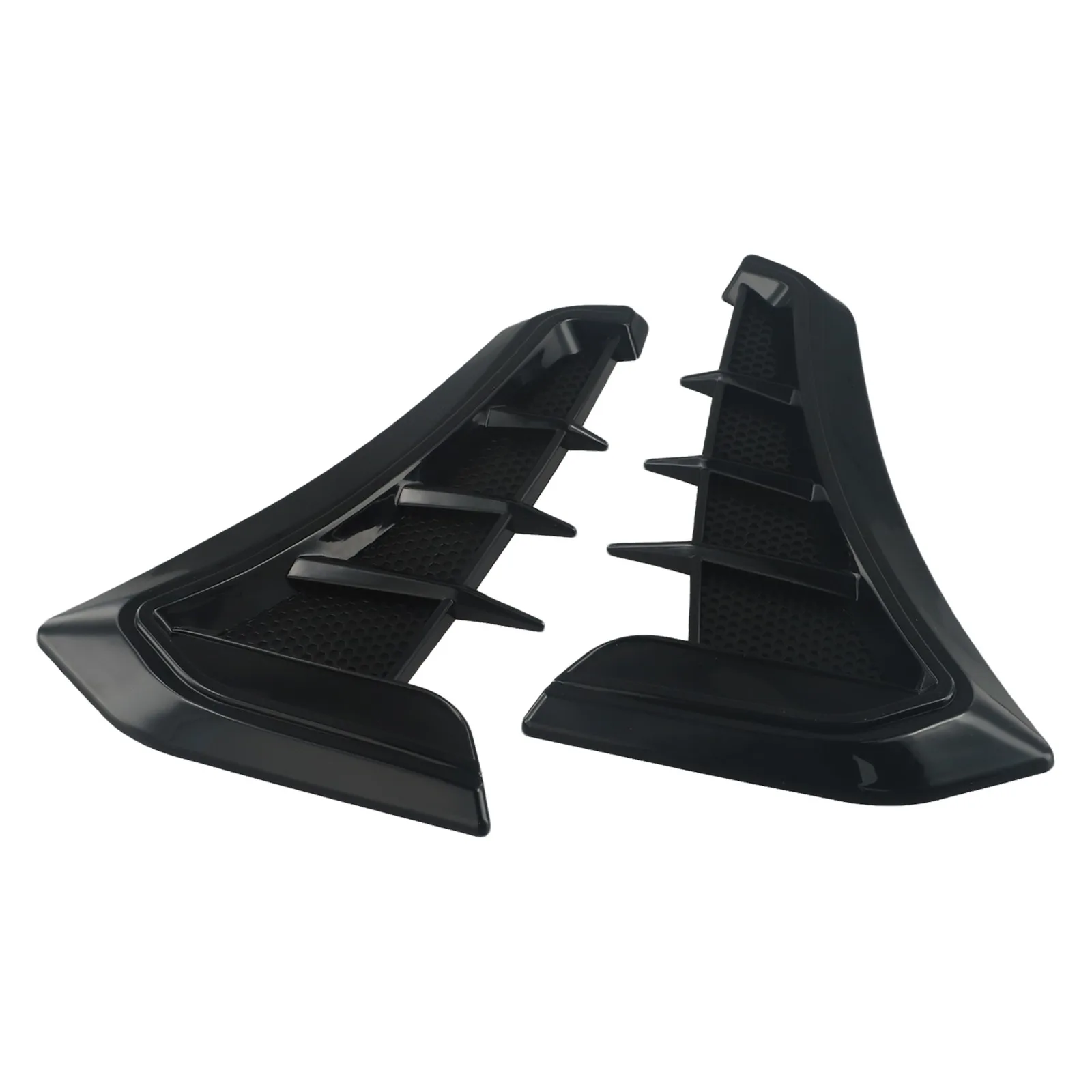 For Car Decoration Air Flow Intake Grille Car Fender Grille Perfect Match For Car Stable Characteristics ABS Plastic Material