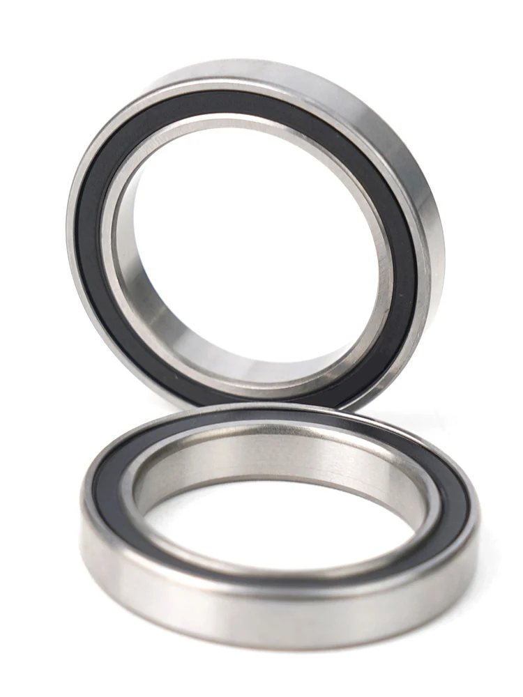 Bicycle Bearing Set Steel Material 2pcs 2x 6806-2RS(61806) Compatible For FSA Silver Color High Quality Material