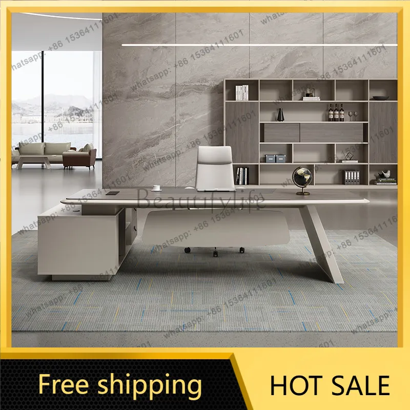 Boss desk simple modern class desk single atmosphere furniture