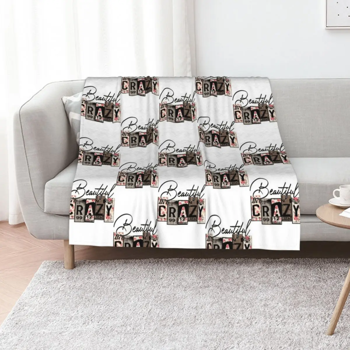 Beautiful Crazy Throw Blanket For Sofa Thin warm for winter Plaid bed plaid Picnic Flannels Blankets