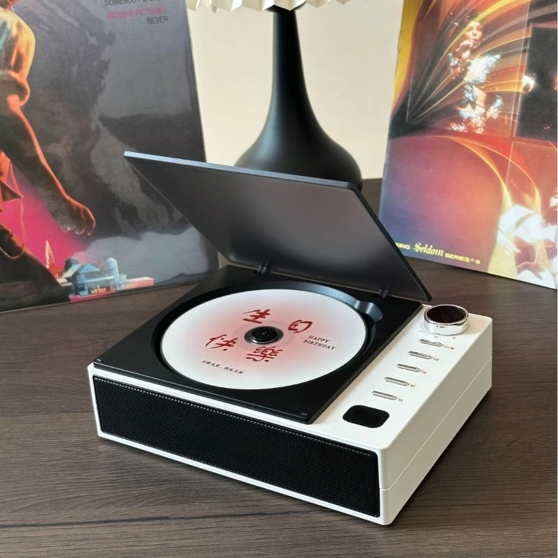 The Perfect Gift: All-in-One Retro CD Player & Bluetooth Speaker | Rechargeable, Portable Audiophile Sound