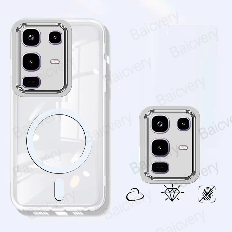 كاباس لهاتف انفينيكس نوت 50 4G X6858 Pro X6855 Pro + Plus X6856 50X X6857B مع ملصق مغناطيسي لعدسة الكاميرا غطاء ملون #5