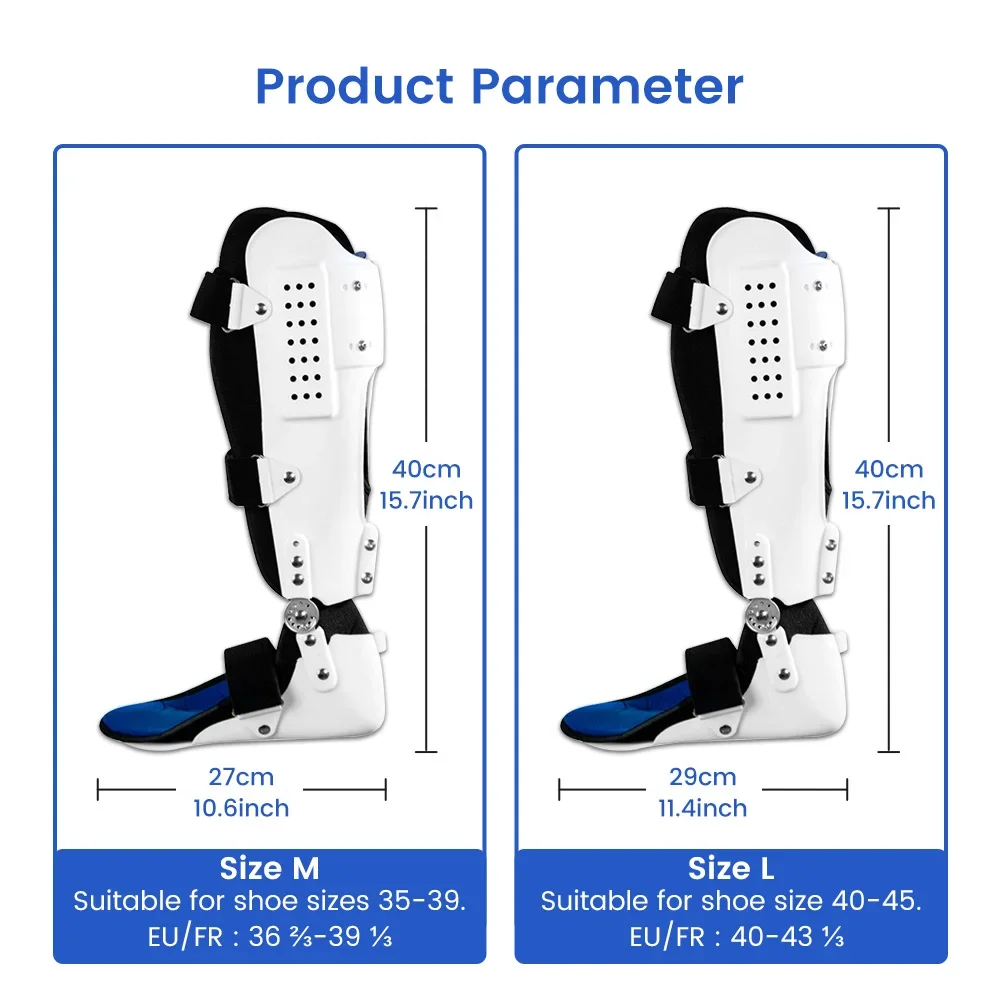 Ankle Foot Drop Brace Orthosis Splint for Ankle Facture Recovery Fit Both Foot Ankle Foot Splint Orthosis Achilles Tend Recovery