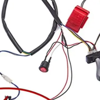 12V Electric Car Wiring Harness Remote Control Circuit Board Switch Kit For Ride On Toy Vehicle Modification Parts Accessory
