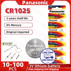 Panasonic CR1025 CR 1025 DL1025 BR1025 5022LC 3V Lithium Button Coin Cells Battery for Remote Control Watch Toy Calculator Scale